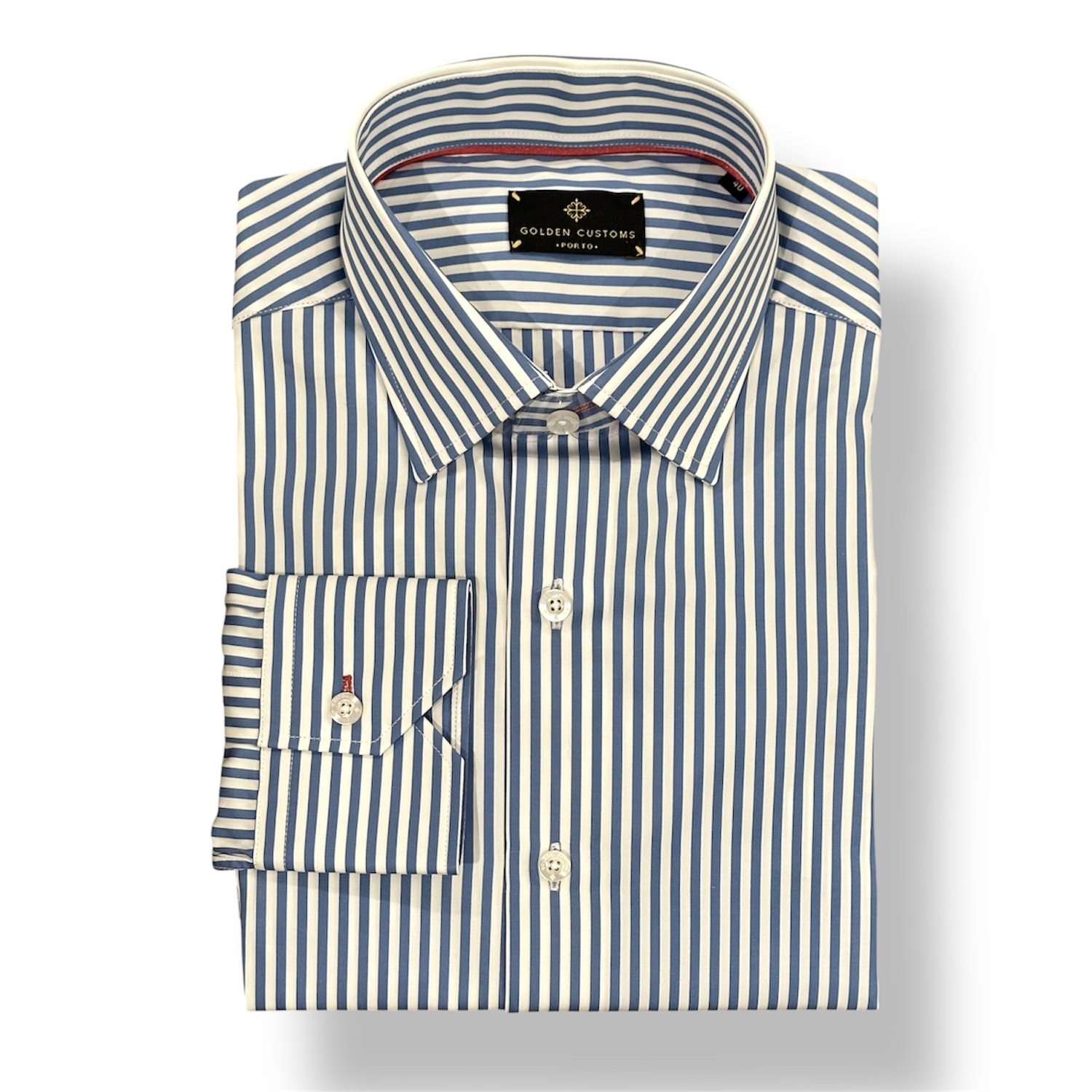 Camisa riscas azul 2