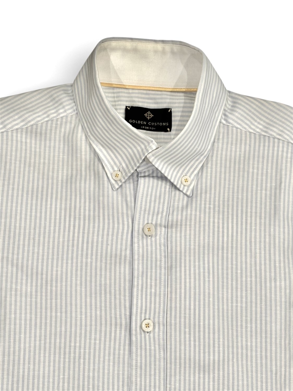 Camisa riscas de linho 2