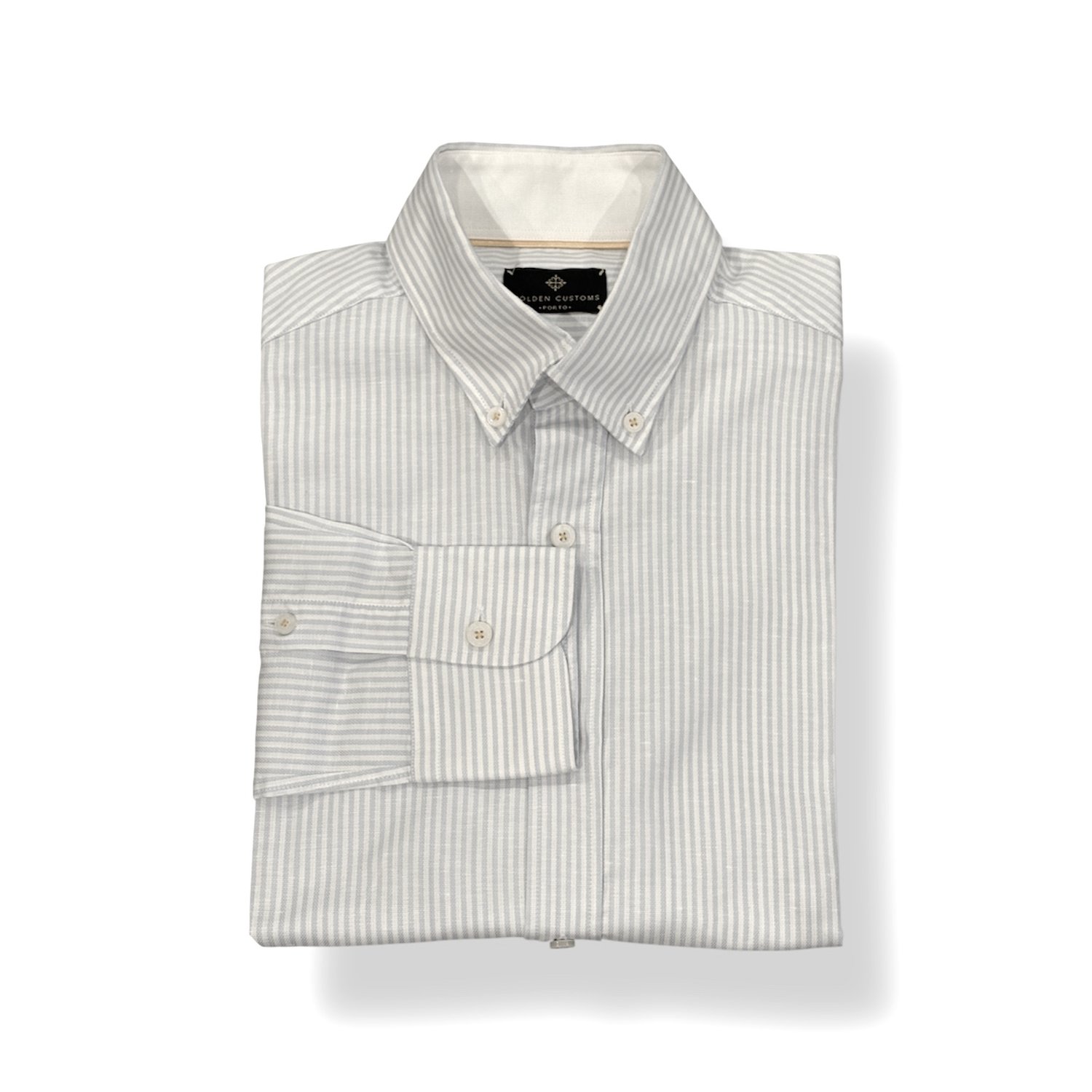 Camisa riscas de linho 4