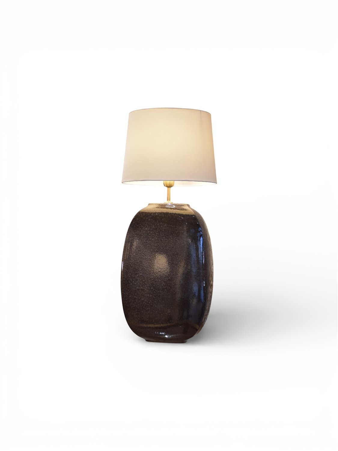 Candeeiro oval preto 2