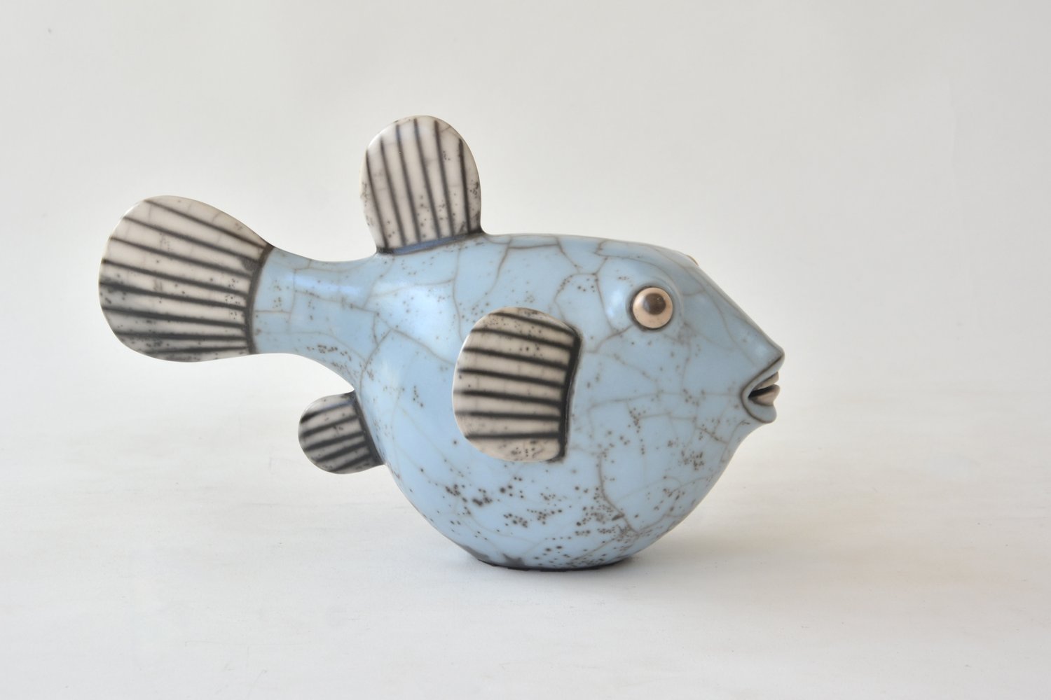 Peixe em Cerâmica Raku 11