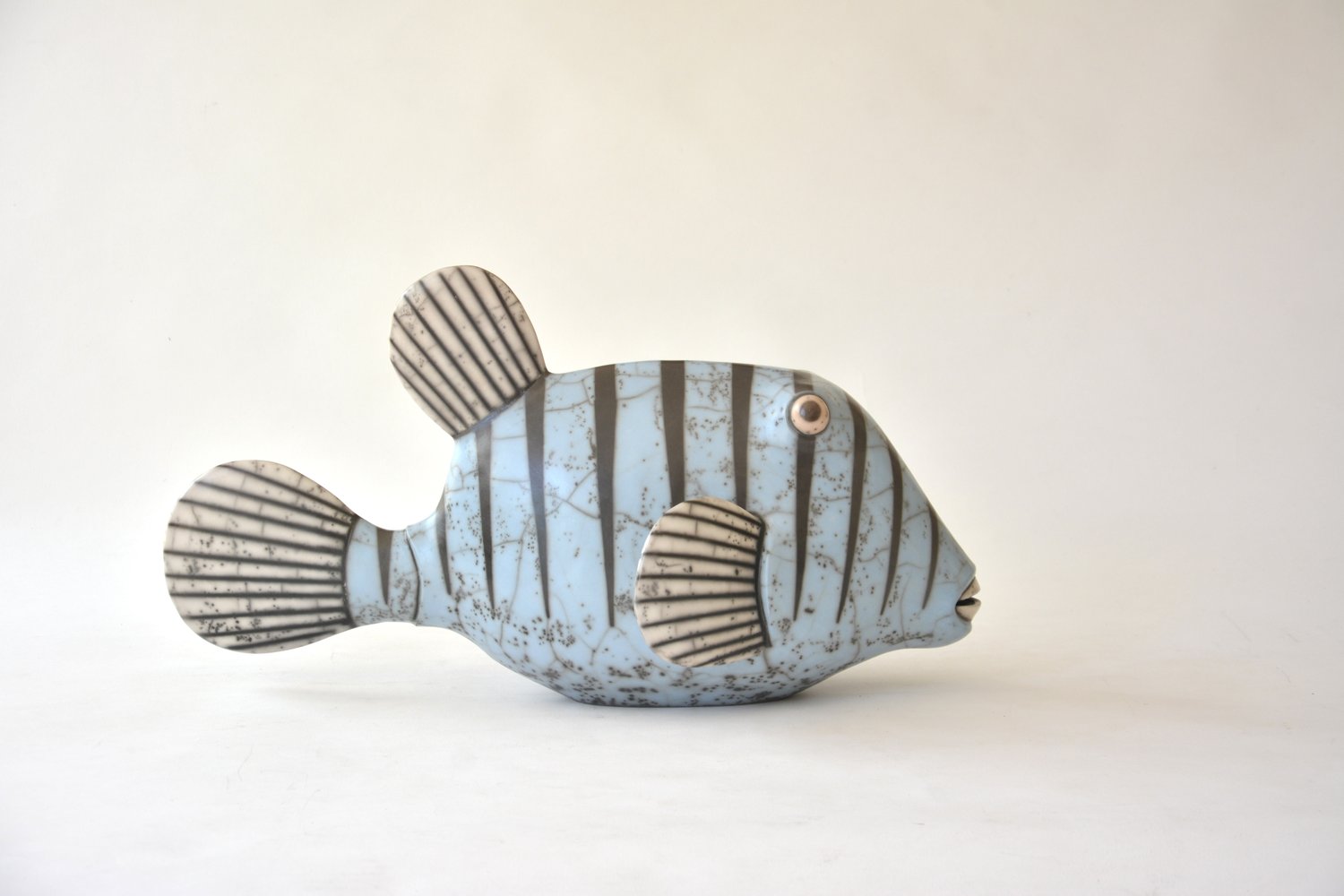 Peixe em Cerâmica Raku 14