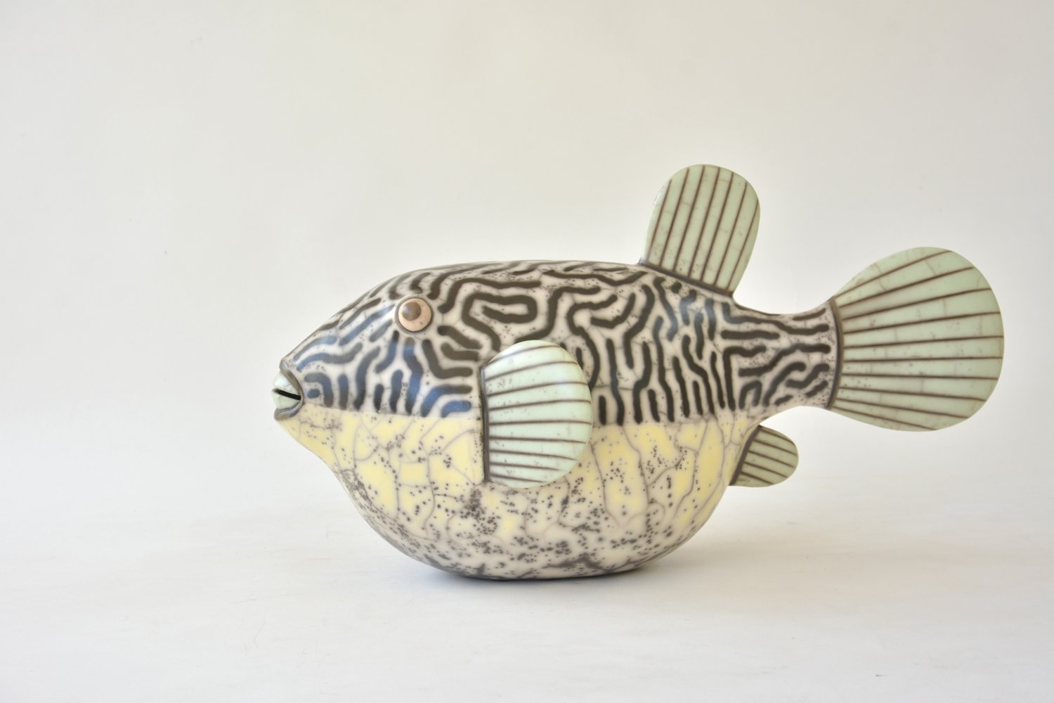 Peixe em Cerâmica Raku 15