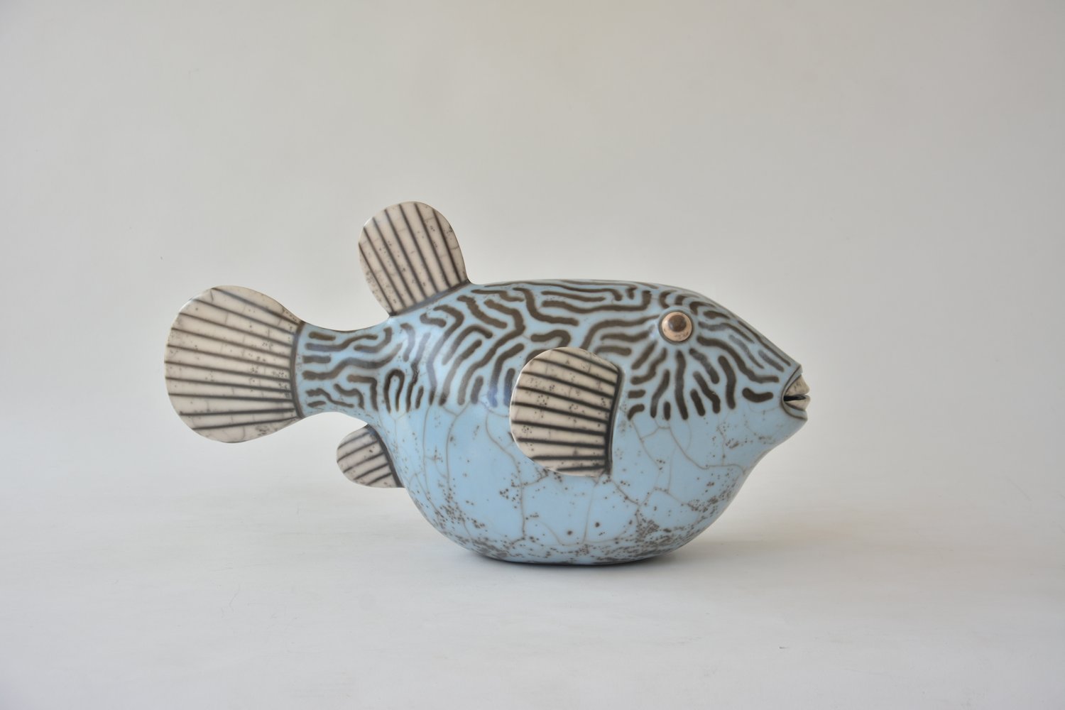 Peixe em Cerâmica Raku 20