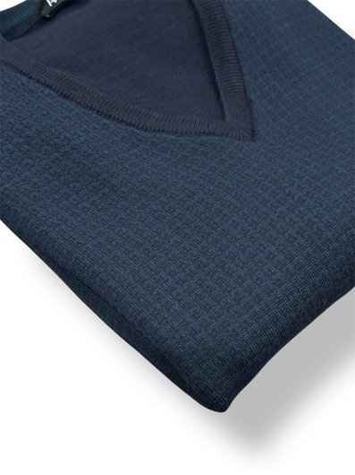 Sweater lã merino de manga comprida