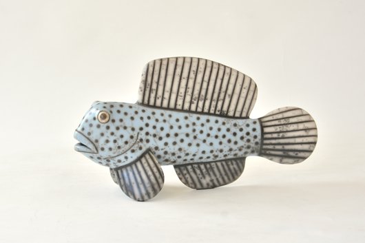 Poisson en céramique Raku
