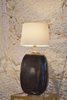 Candeeiro oval preto 5