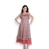 Vestido midi com franjas 1