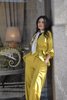Blusa comprida com pregas e cinto 9
