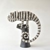 Camaleão em Cerâmica Raku 5